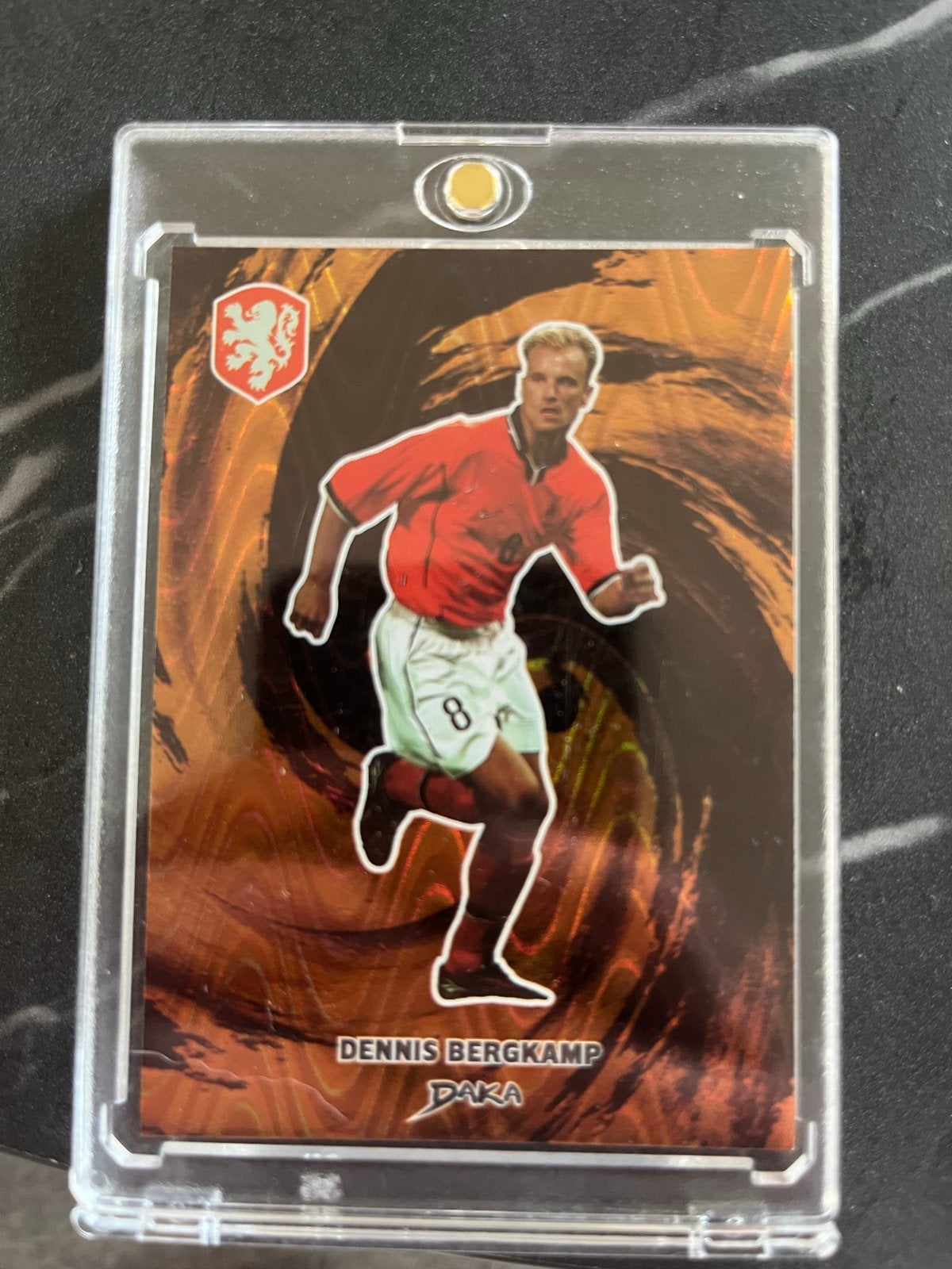 Dennis Bergkamp DAKA Spelerskaart 03/25, Ophalen of Verzenden, Zo goed als nieuw, Overige binnenlandse clubs, Spelerskaart