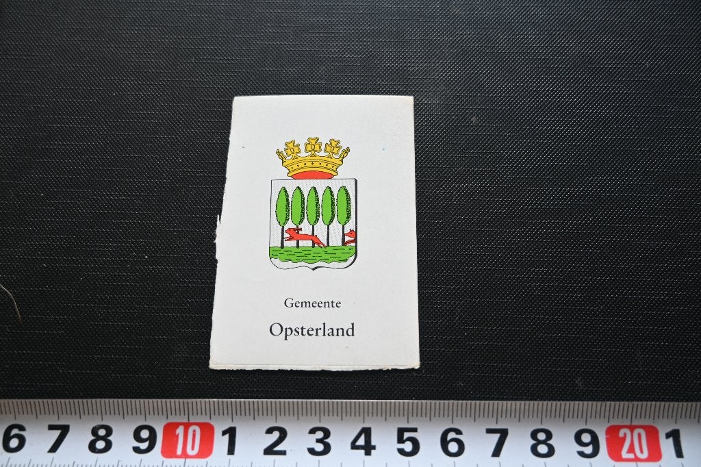 sticker wapen gemeente opsterland, Verzamelen, Stickers, Ophalen of Verzenden, Zo goed als nieuw