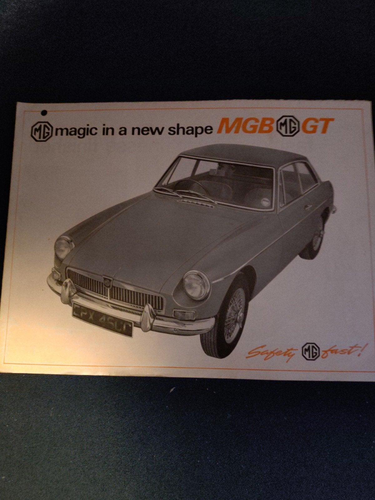 Originele MG MGB GT brochure - Klassieke auto, Verzenden, Zo goed als nieuw