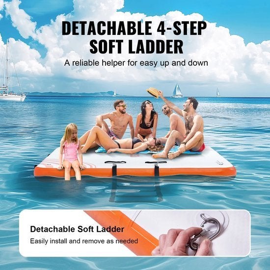 Vevor - Waterhangmat - 8x5ft - multifunctionele opblaasbare, Corvance B.V., Verzenden, Nieuw, Corvancebol@gmail.com