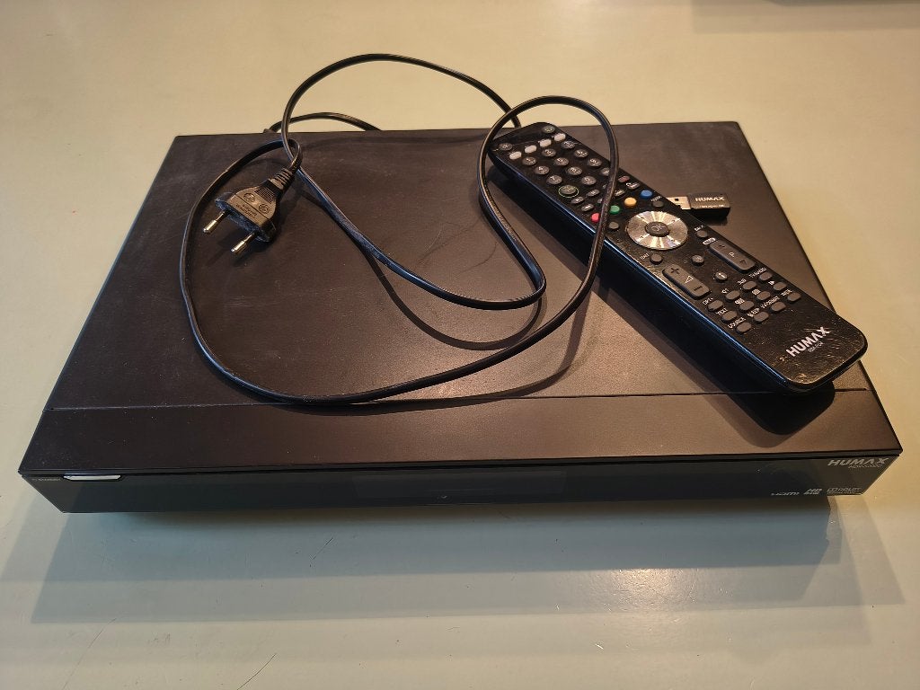 Humax iHDR-5200C Ontvanger & HDD Recorder 500GB met remote, Ophalen of Verzenden, Zo goed als nieuw, Harddiskrecorder