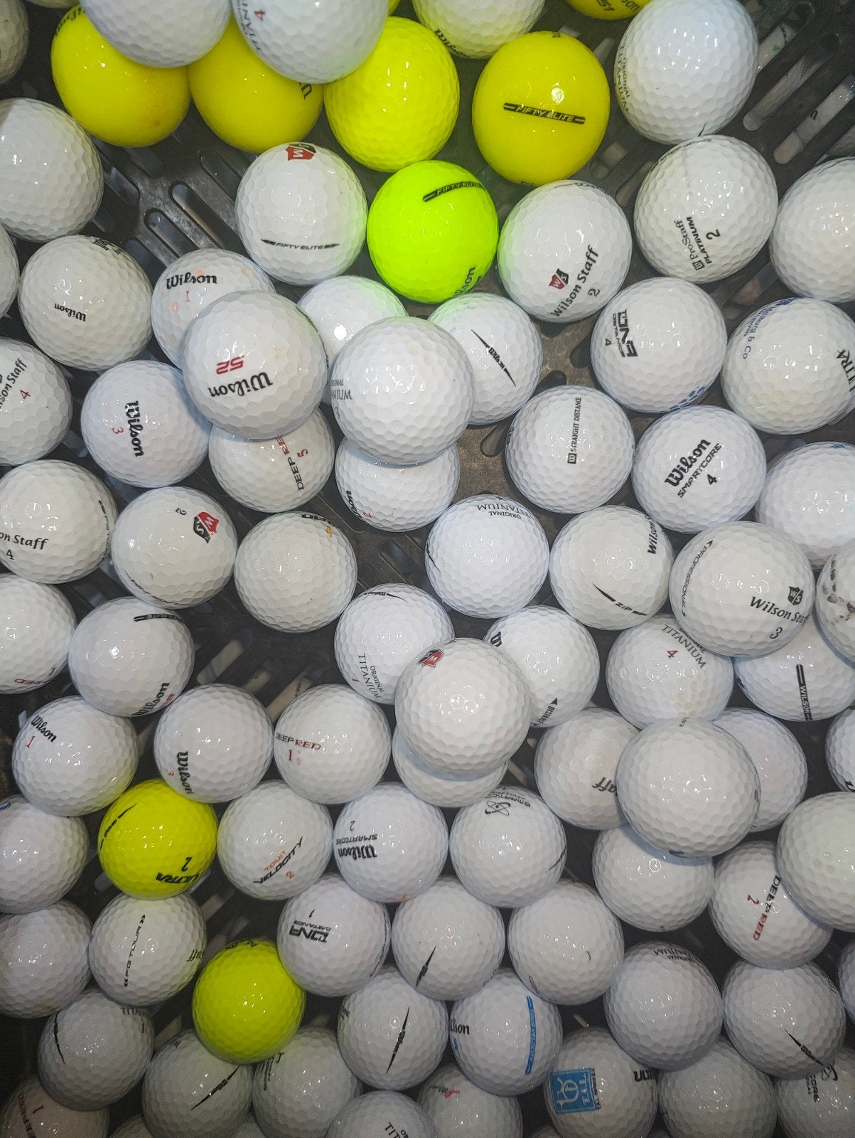 wilson golfballen 100 stuks AAAA kwaliteit, Ophalen of Verzenden, Bal(len)