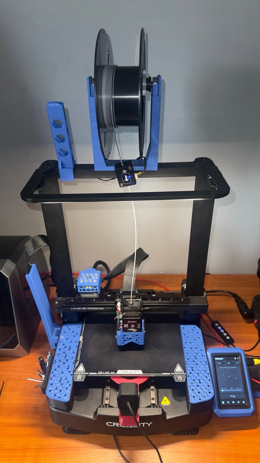 Creality Ender 3 V3 KE 3D-printer met accessoires, Ophalen, Ingebouwde Wi-Fi, Zo goed als nieuw, Filament