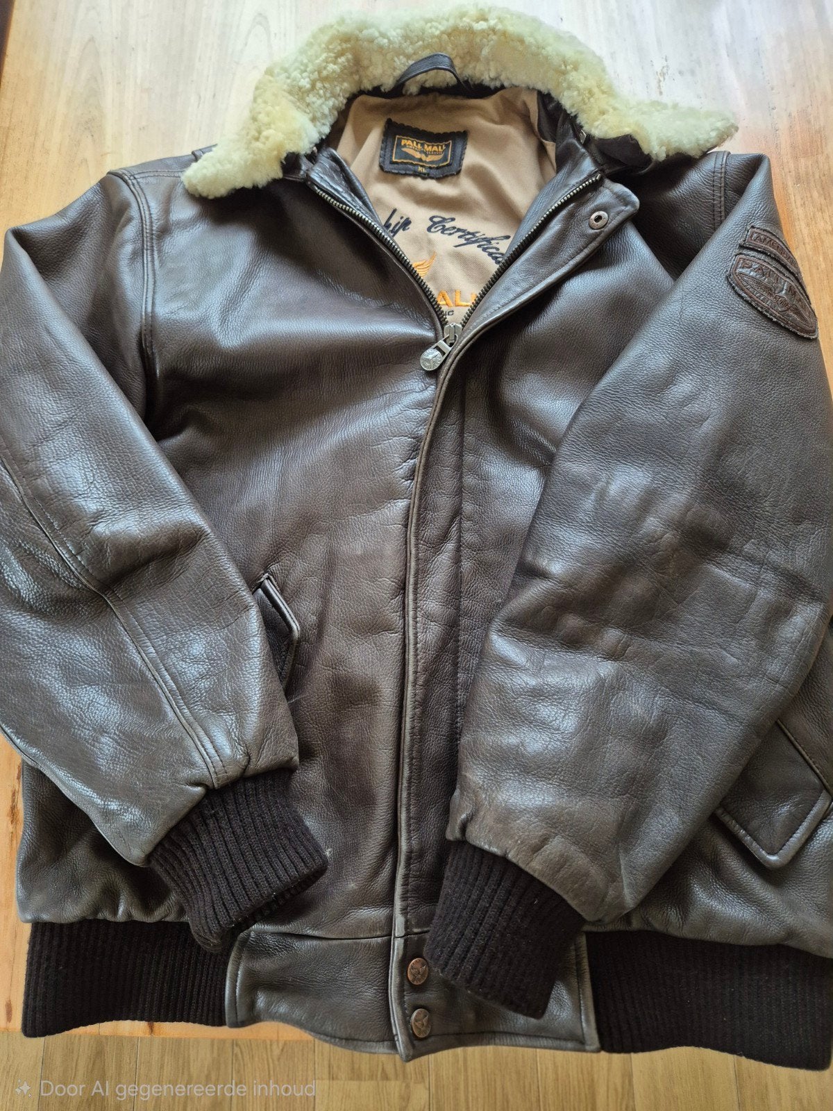 PME Legend bruin leren jas XL - Zo goed als nieuw, Ophalen, Bruin, Maat 56/58 (XL), Zo goed als nieuw