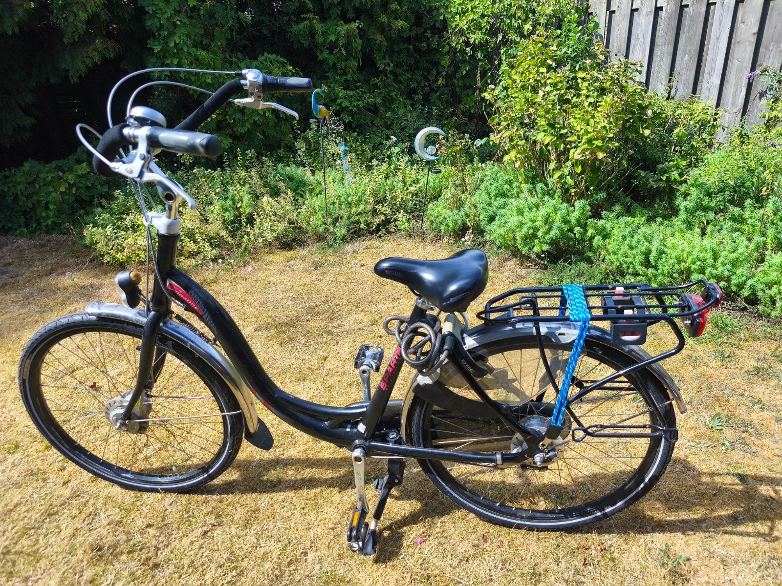 Sparta Amazone damesfiets (mamafiets) met lage instap en ver, Ophalen, Sparta, Gebruikt, Velgrem