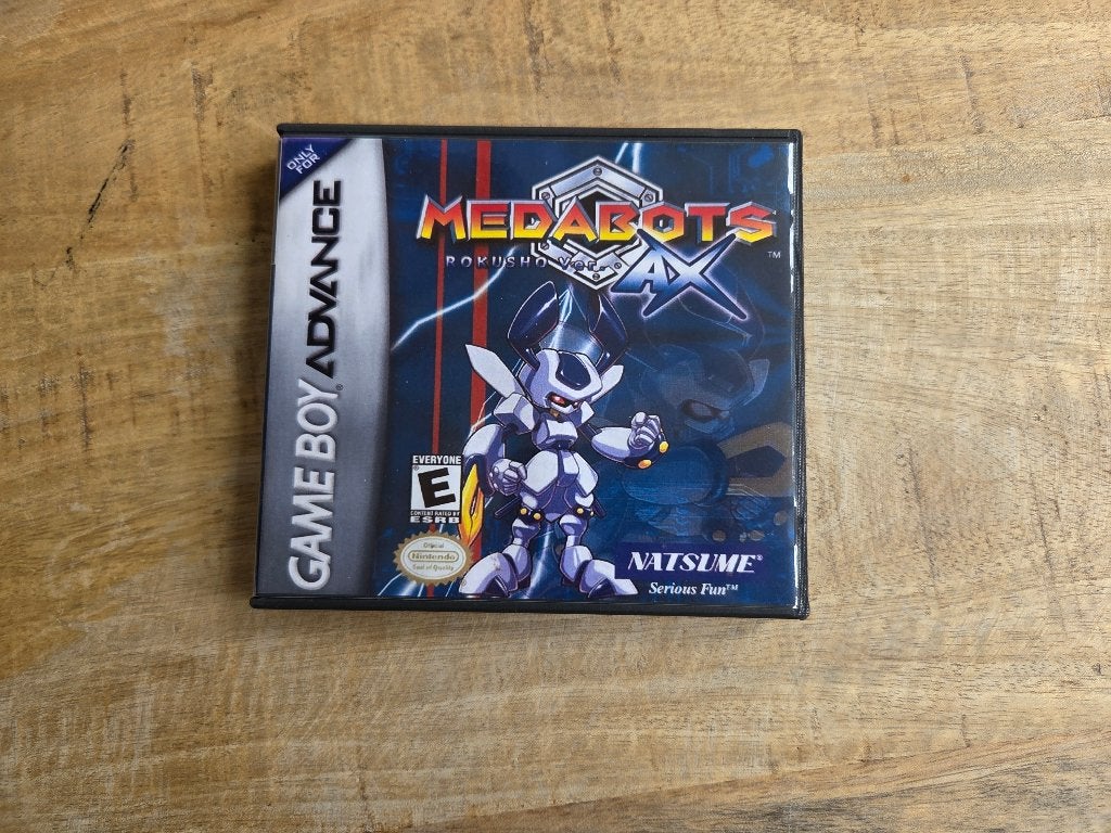 Medabots Rokusho AX Custom GameCase Nintendo GameBoy Advance, Spelcomputers en Games, Games | Nintendo Game Boy, 1 speler, Nieuw