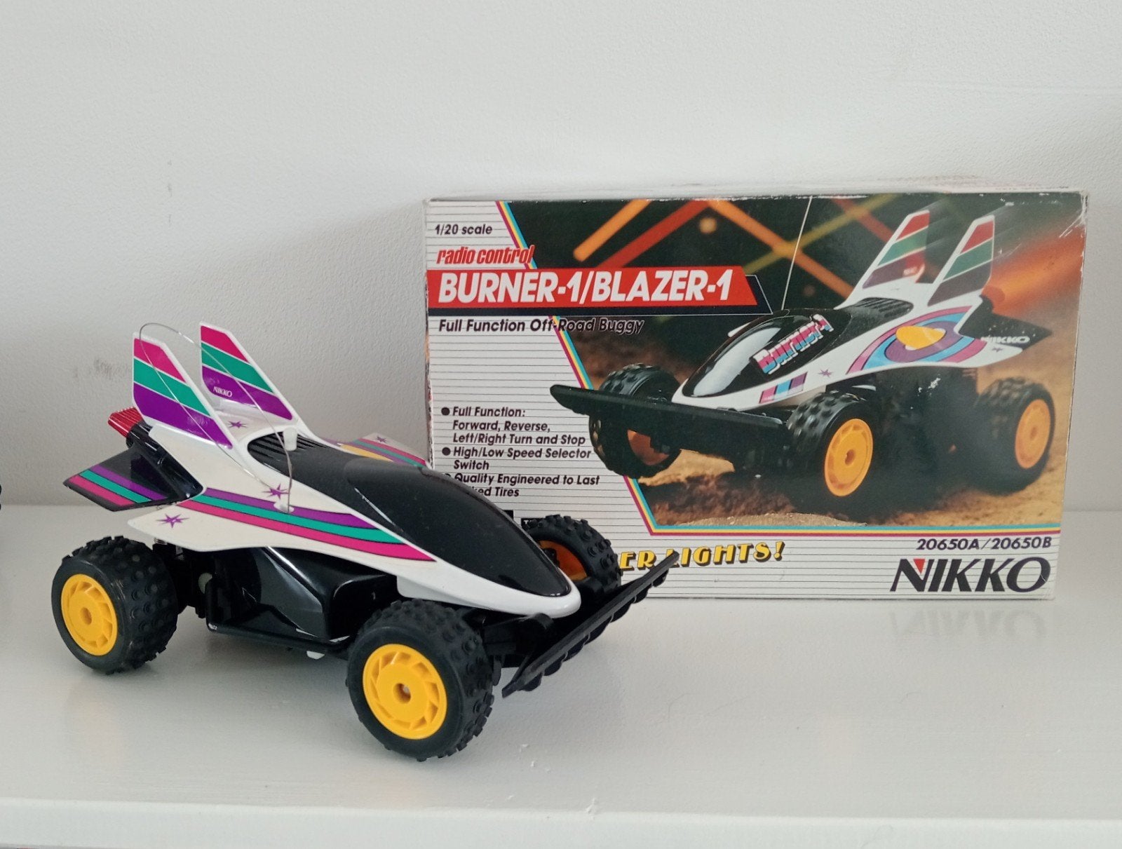 Vintage RC Nikko Burner Blazer 1:20, Hobby en Vrije tijd, Modelbouw | Radiografisch | Auto's, Ophalen of Verzenden