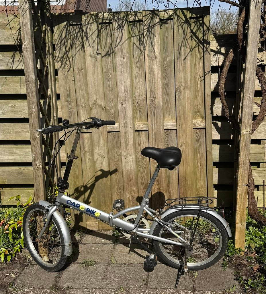 Vouwfiets care bike, Fietsen en Brommers, Fietsen | Vouwfietsen, 20 inch of meer, Gebruikt, Versnellingen, Totaal opvouwbaar