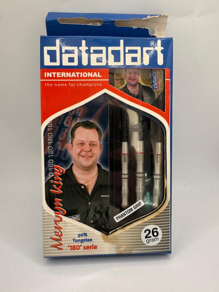 Datadart Mervyn King Phantom Grip 26 Gram dartpijlen, Sport en Fitness, Darts, Ophalen of Verzenden, Zo goed als nieuw, Nvt, Pijlen
