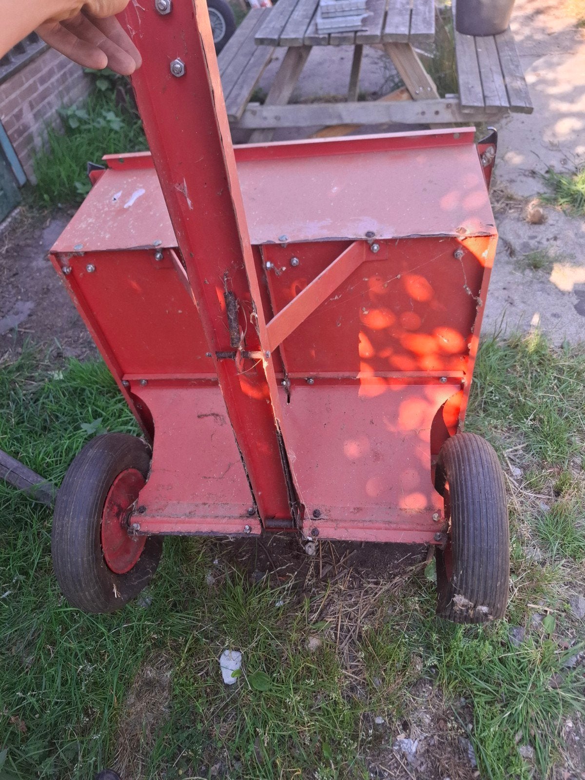 karretje voor achter minitrekker of zitmaaier/skelter, Doe-het-zelf en Verbouw, Transportwagens, 100 liter of meer, Ophalen of Verzenden