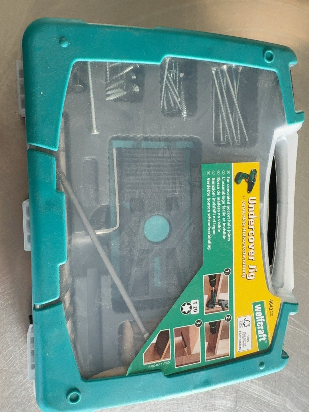 Wolfcraft Undercover Jig – verdekte houtverbindingen, Ophalen of Verzenden, Zo goed als nieuw