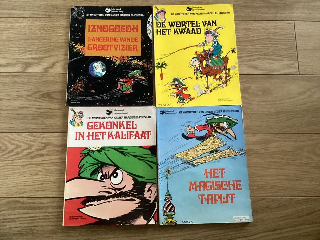 Iznogoedh stripboeken (Goscinny van Asterix en Tabary), Meerdere stripboeken, Ophalen of Verzenden, Zo goed als nieuw