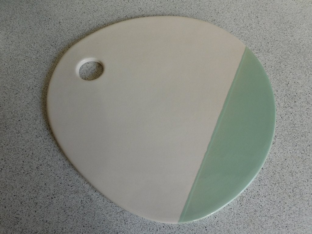 Serveerplank 32x30 cm. Crème Mint Jamie Oliver, Huis en Inrichting, Keuken | Servies, Overige merken, Keramiek, Ophalen of Verzenden