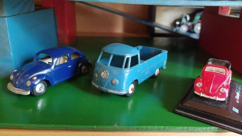 3 x  VW modellen, kevers & spijltjesbusje, Ophalen of Verzenden, Gebruikt, Overige typen, Overige merken