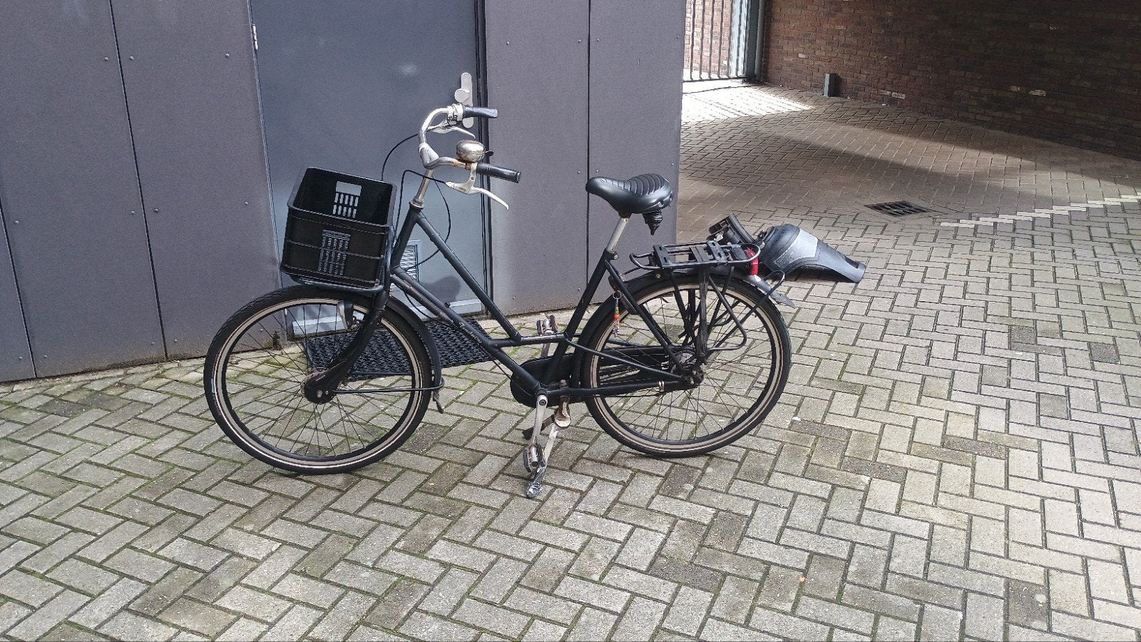 Azor Terschelling fiets 57 cm met krat en kinderstoel, Fietsen en Brommers, 56 cm of meer, Ophalen of Verzenden, Gebruikt, Overige merken