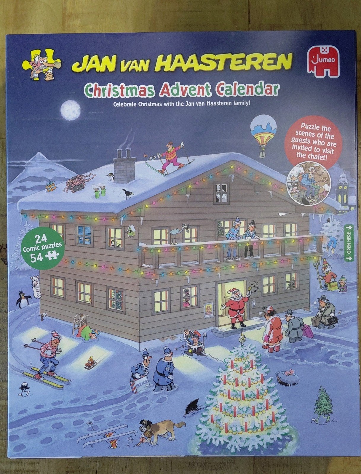Jan van Haasteren Christmas Advent Kalender Puzzel, Ophalen, Minder dan 500 stukjes, Nieuw, Legpuzzel