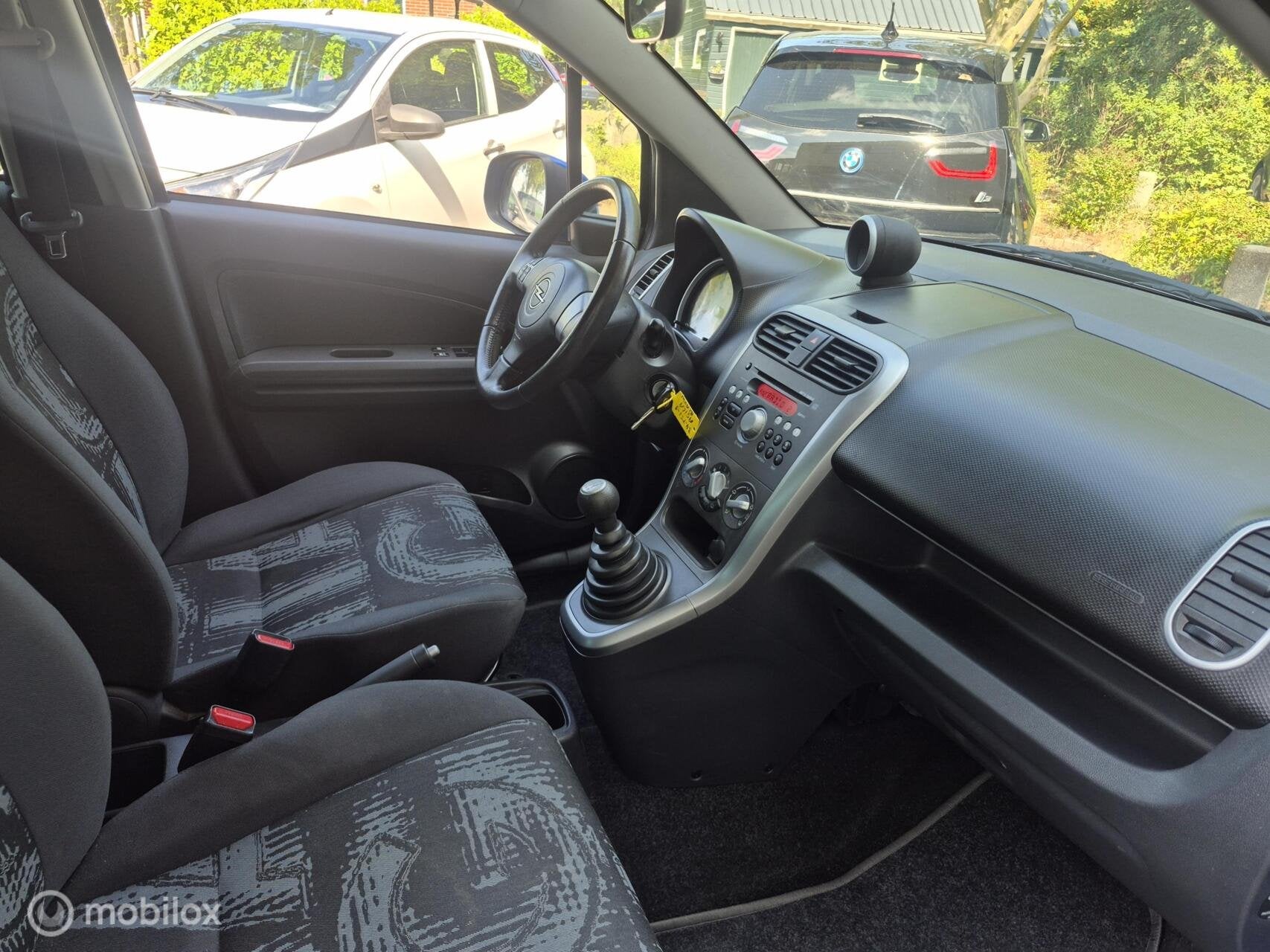 Opel Agila 1.0 Selection 2012|Airco|T.Haak|Hoge instap!, Auto's, Opel, Euro 5, Stof, 31 €/maand, Blauw