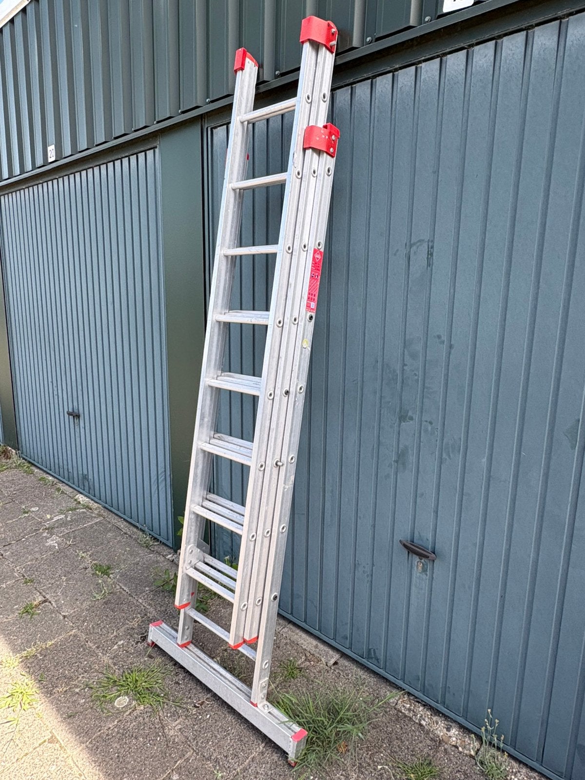 Ladder Alga 3-delen, Ophalen, Zo goed als nieuw, 4 meter of meer