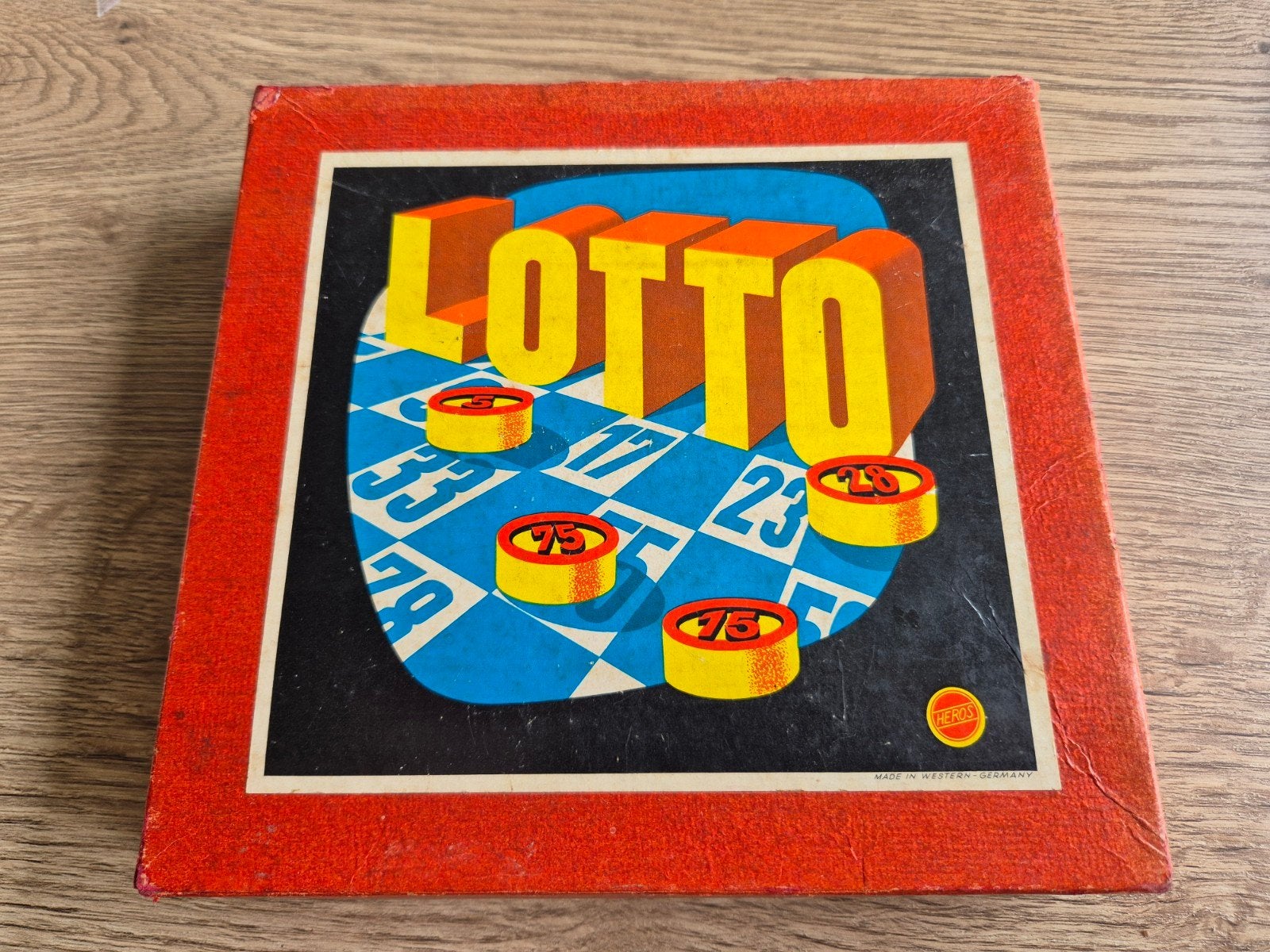 lotto/bingo spel van Heros jaren 60, Ophalen of Verzenden, Zo goed als nieuw