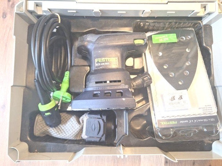 Festool  delta schuurmachine DTS 400.REQ IN SYSTAINER, Doe-het-zelf en Verbouw, Gereedschap | Schuurmachines, Ophalen, Minder dan 600 watt