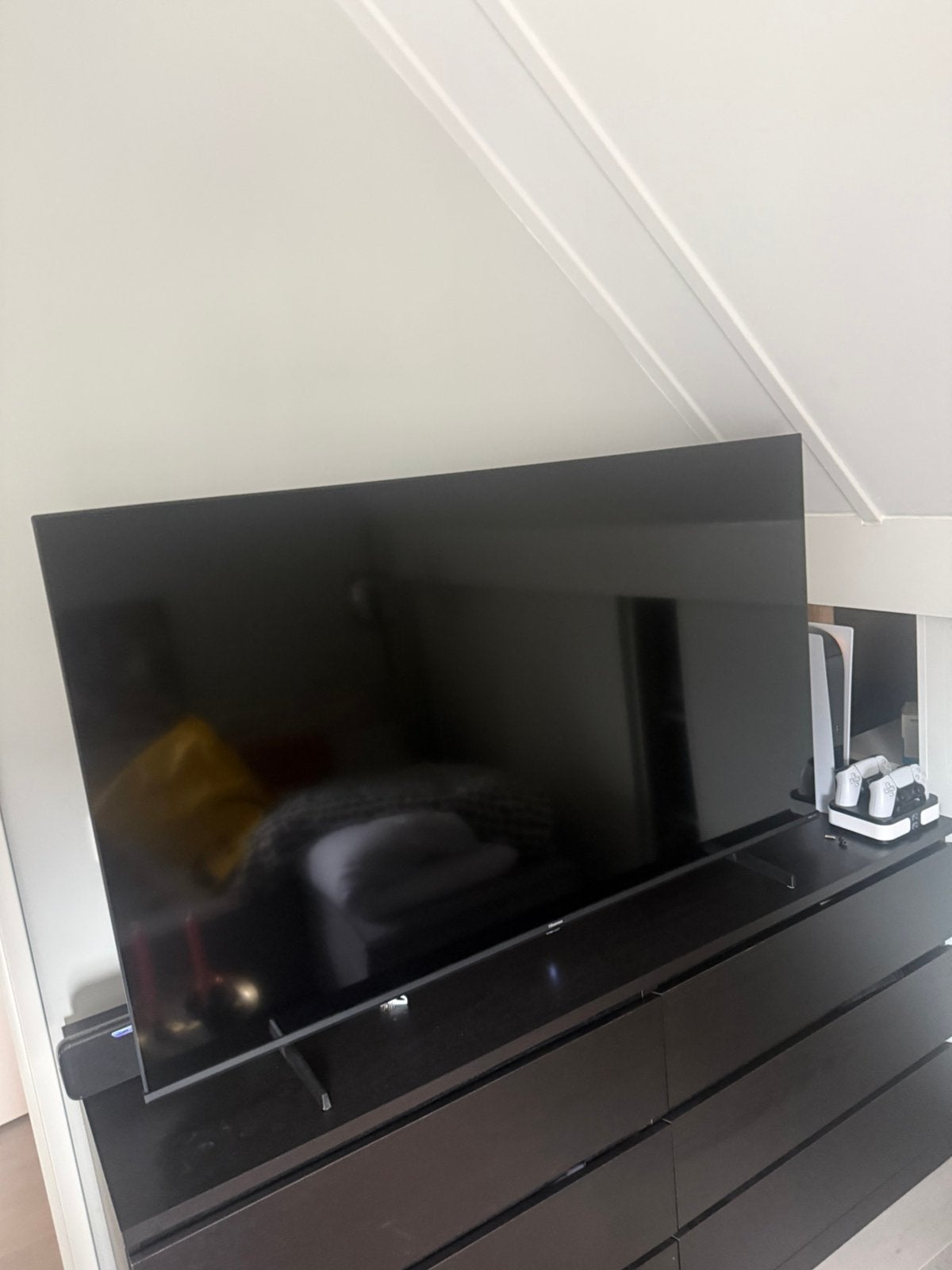Hisense Tv 58 inch. Q-led tv, 50 Hz, Zo goed als nieuw, 100 cm of meer, Ophalen