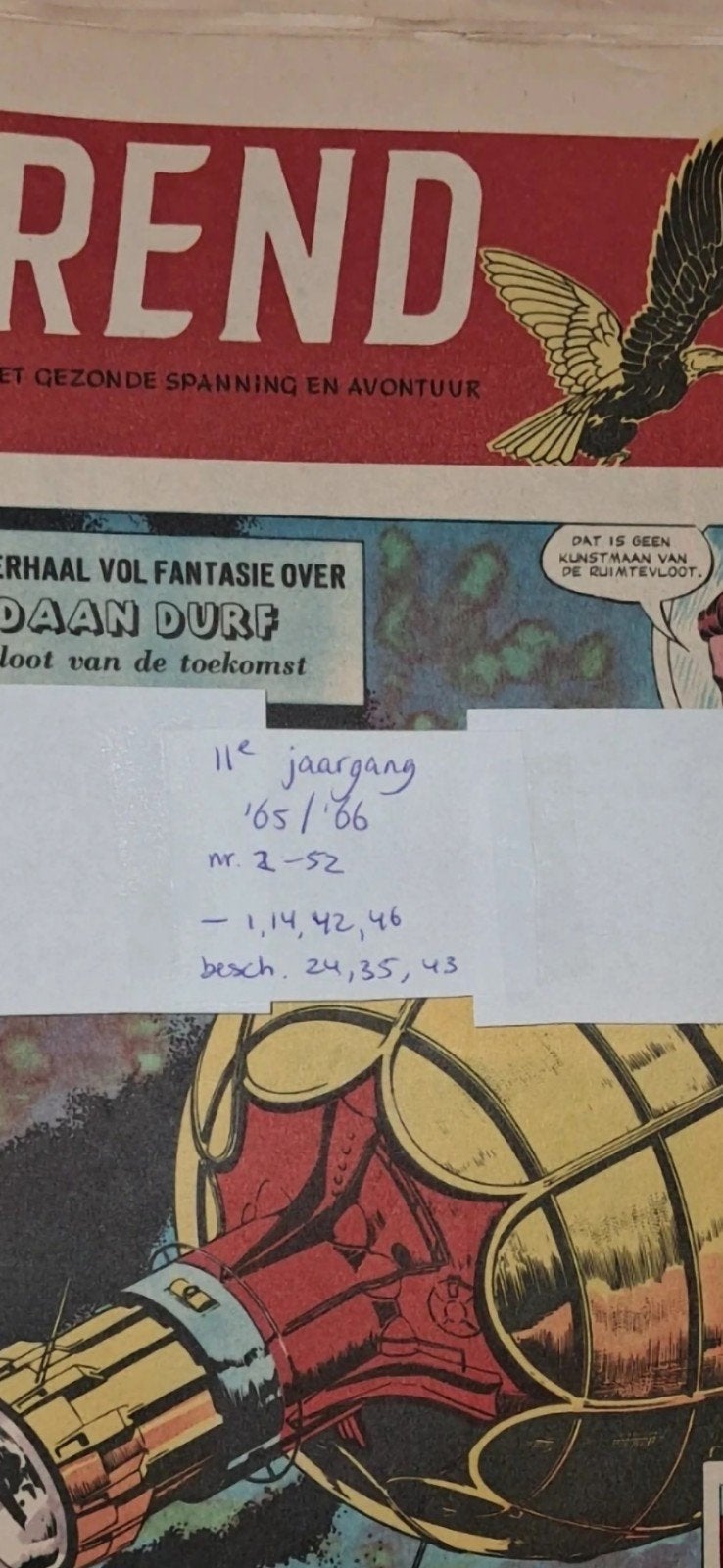 Arend Jeugdbladen van de 11e jaargang '65/'66, Ophalen of Verzenden, Gelezen