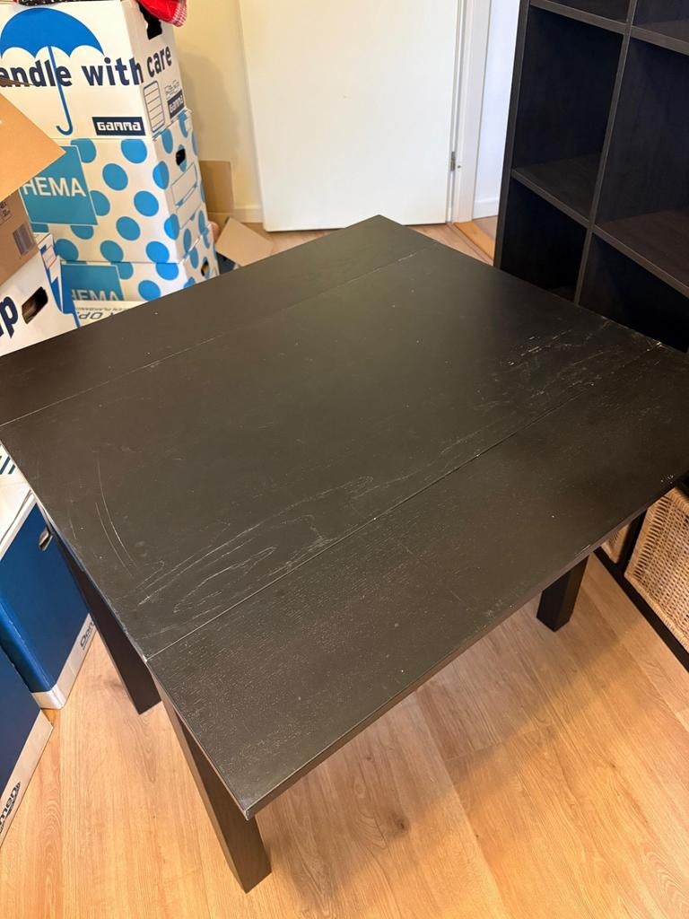 Ikea eettafel uitschuifbaar, Ophalen