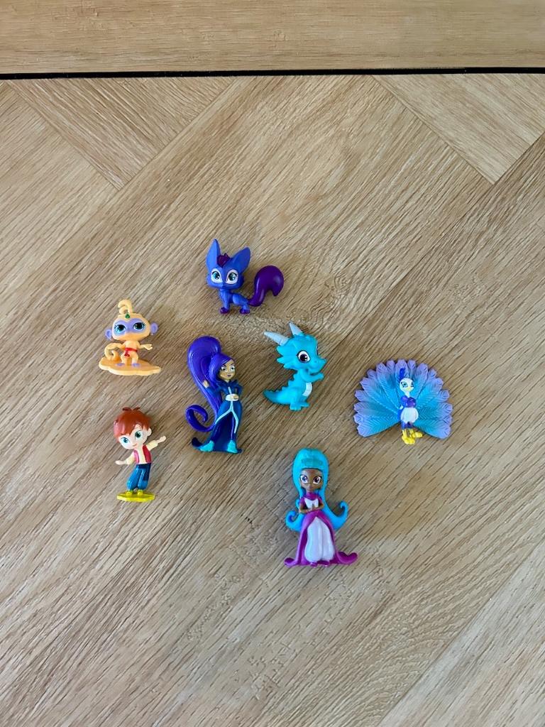Z.g.a.n. Diverse speelfiguren van Shimmer & Shine, Ophalen of Verzenden, Zo goed als nieuw
