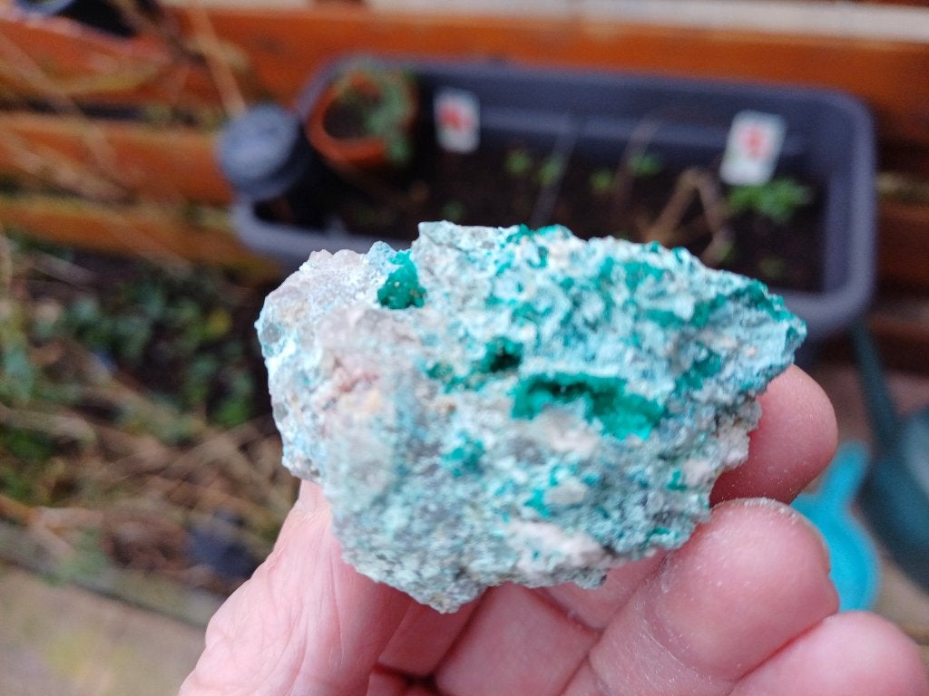 RB501 Dioptaas Kaokoveld Namibië. Afmetingen: 45x35x40 mm, Ophalen of Verzenden, Mineraal