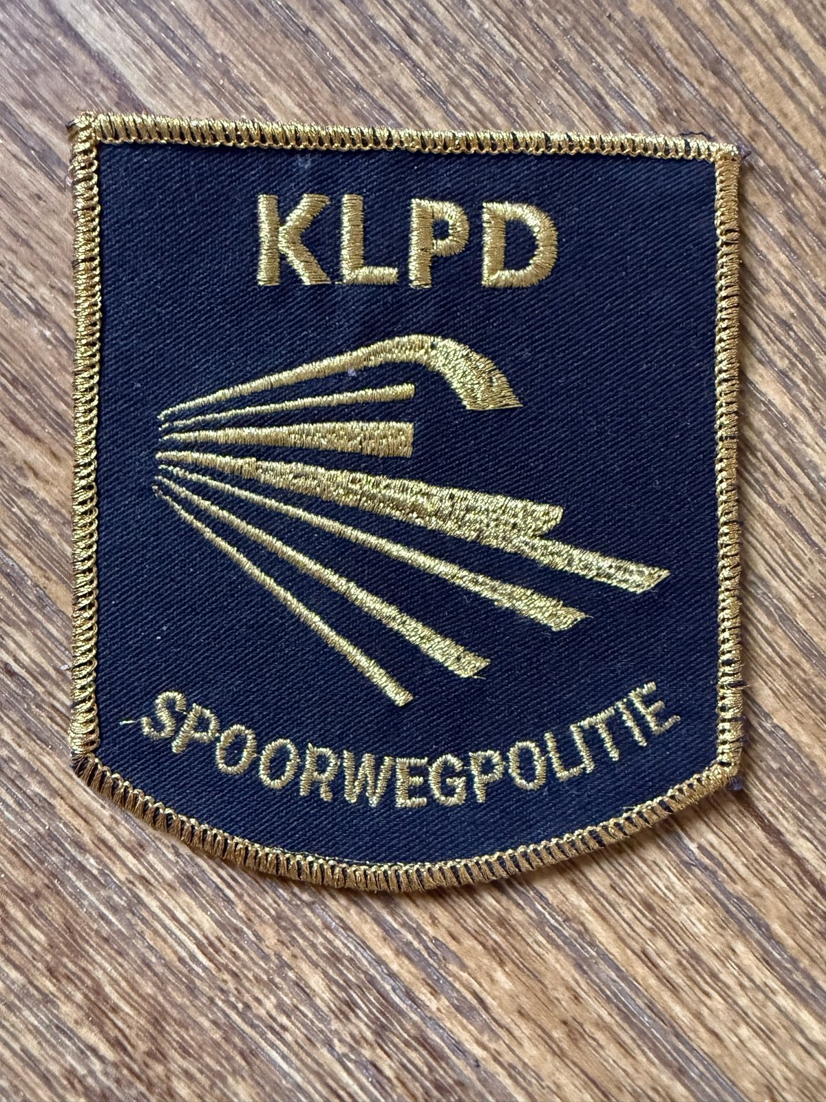 KLPD Spoorwegpolitie patch - Zonder klittenband, Ophalen, Zo goed als nieuw
