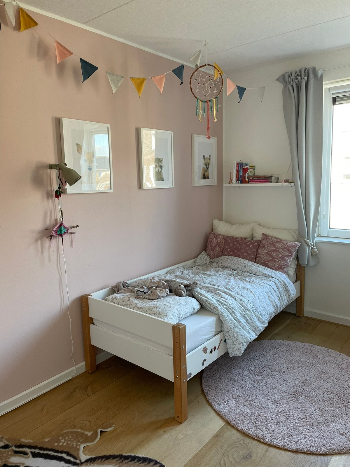Kompleet set: kledingkast + bed/halfhoogslaper, Huis en Inrichting, Slaapkamer | Complete slaapkamers, Ophalen, Zo goed als nieuw