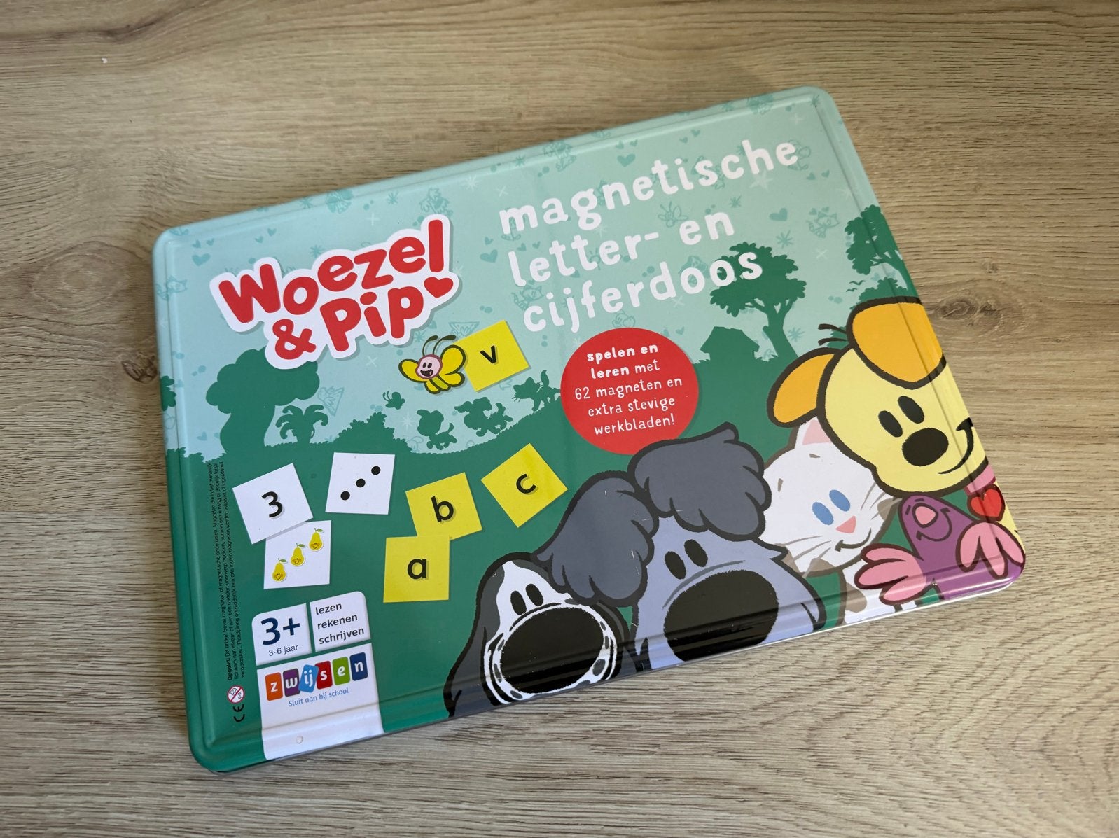 Woezel & Pip Magnetische Letter- en Cijferdoos, Ophalen, Gebruikt, Taal en Lezen
