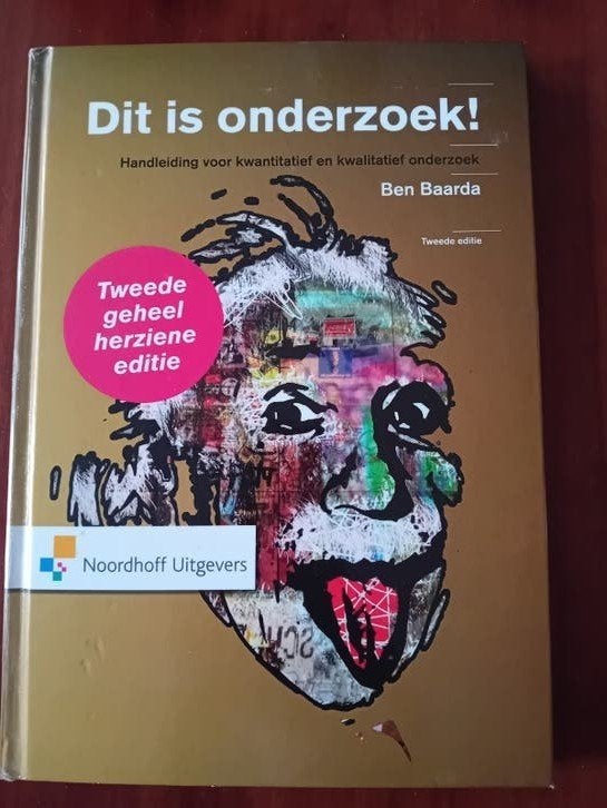 Boek: "Dit is onderzoek!", Ophalen of Verzenden, Gelezen, HBO, Ben Baarda