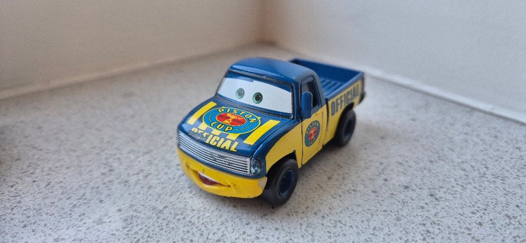 Disney Pixar Cars Dexter Hoover Piston Cup Official, Ophalen of Verzenden, Gebruikt