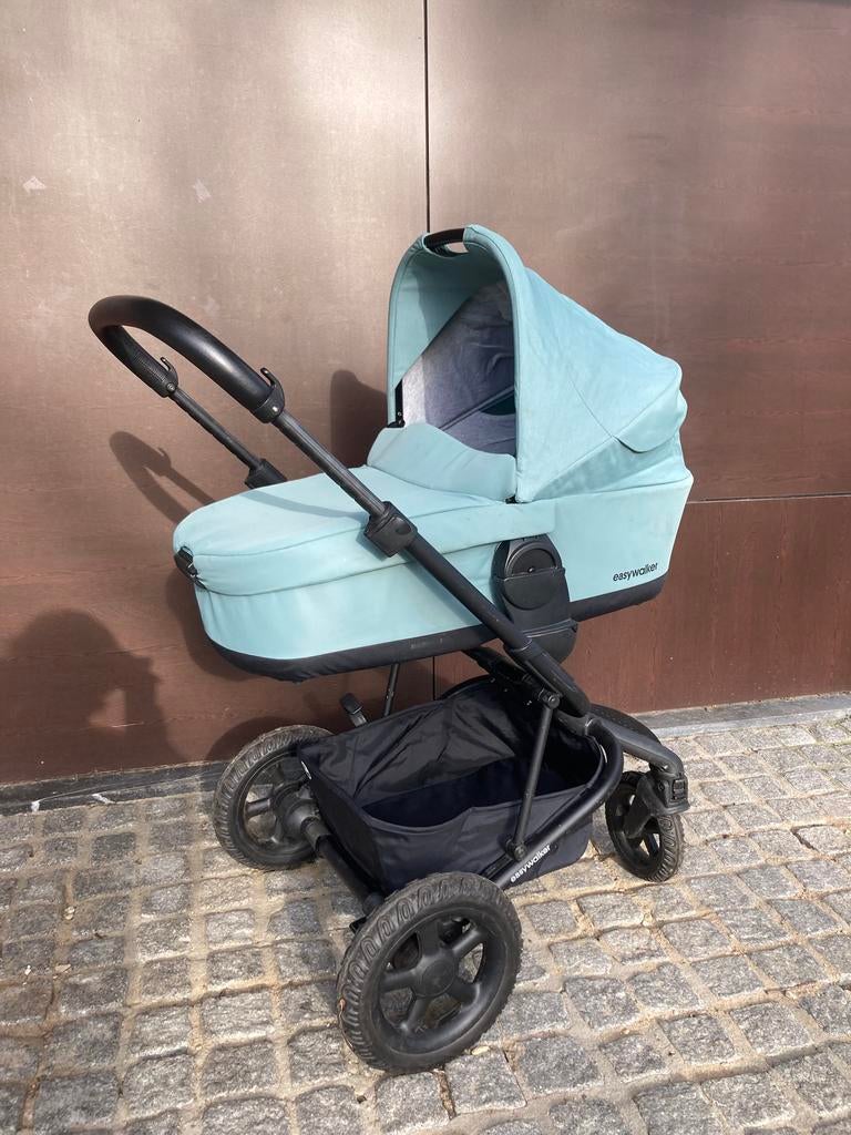 Kinderwagen Easywalker Harvey groen, Gebruikt, Duowagen, Combiwagen, Ophalen