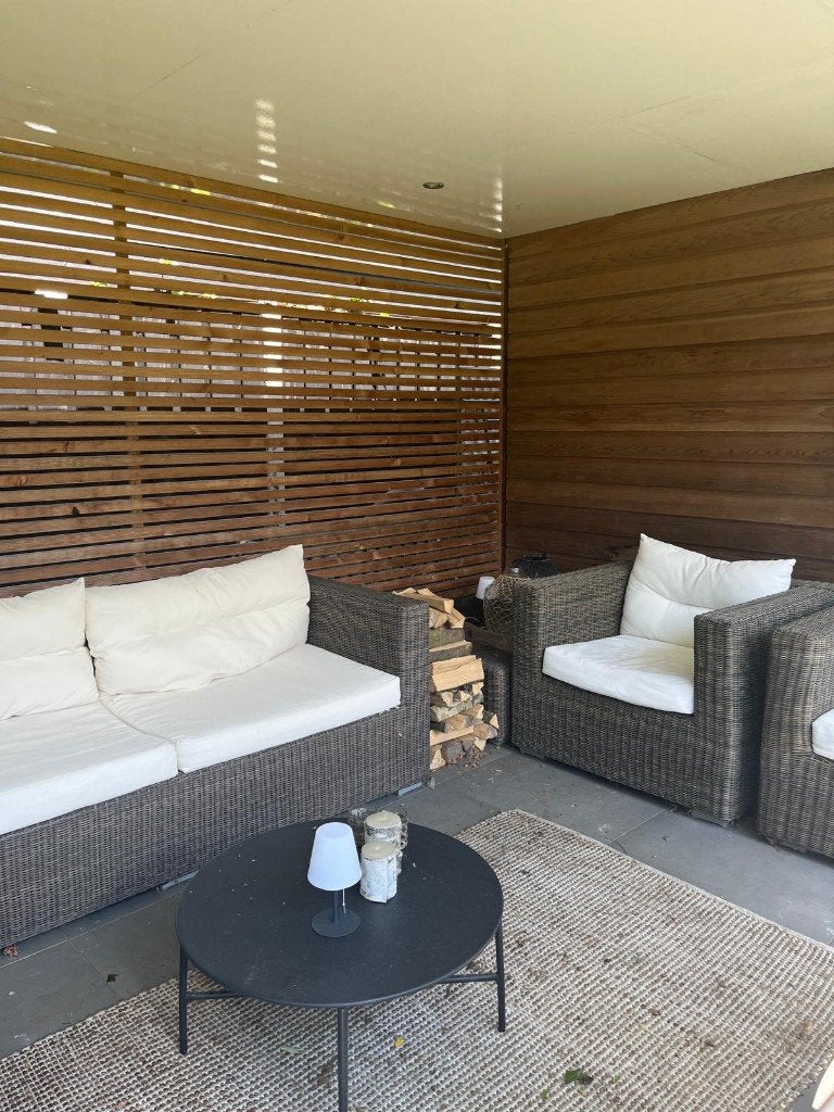 mooie gevlochten loungeset van Bellagio, Ophalen, 4 zitplaatsen, Loungeset, Wicker