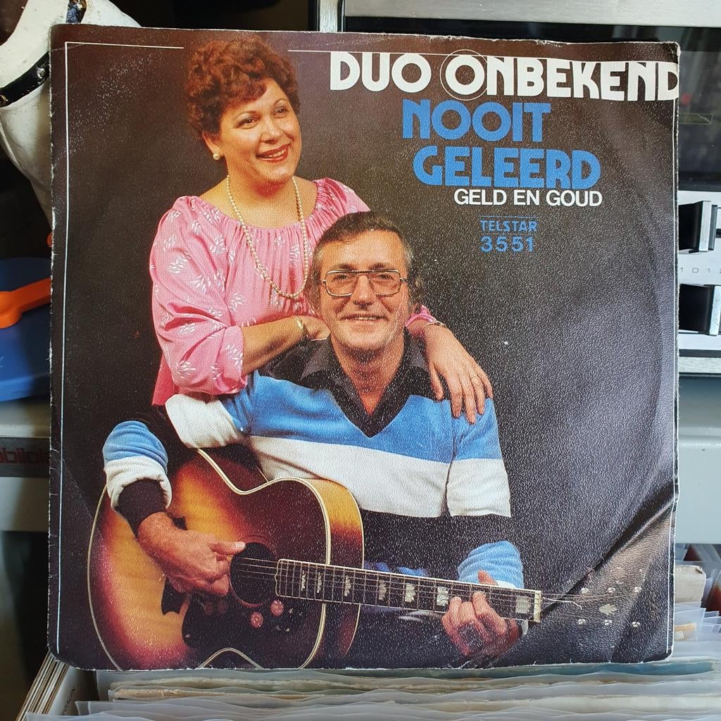 Duo Onbekend  - Nooit geleerd, Ophalen of Verzenden, Zo goed als nieuw, Overige formaten, Levenslied of Smartlap