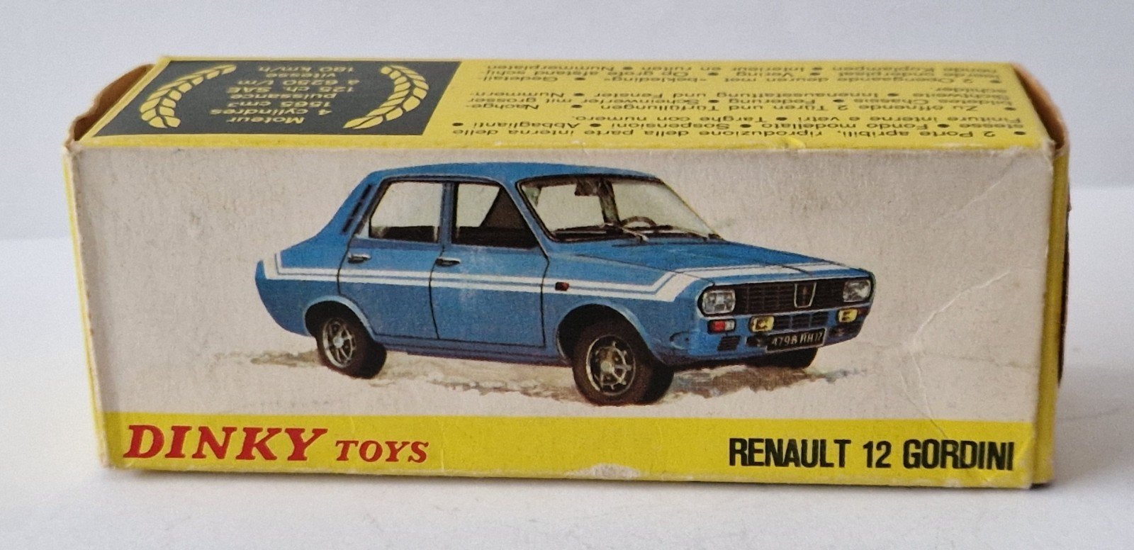 Dinky Toys 1424G Renault 12 Gordini (Empty Box), Verzenden, Gebruikt, Auto, Dinky Toys