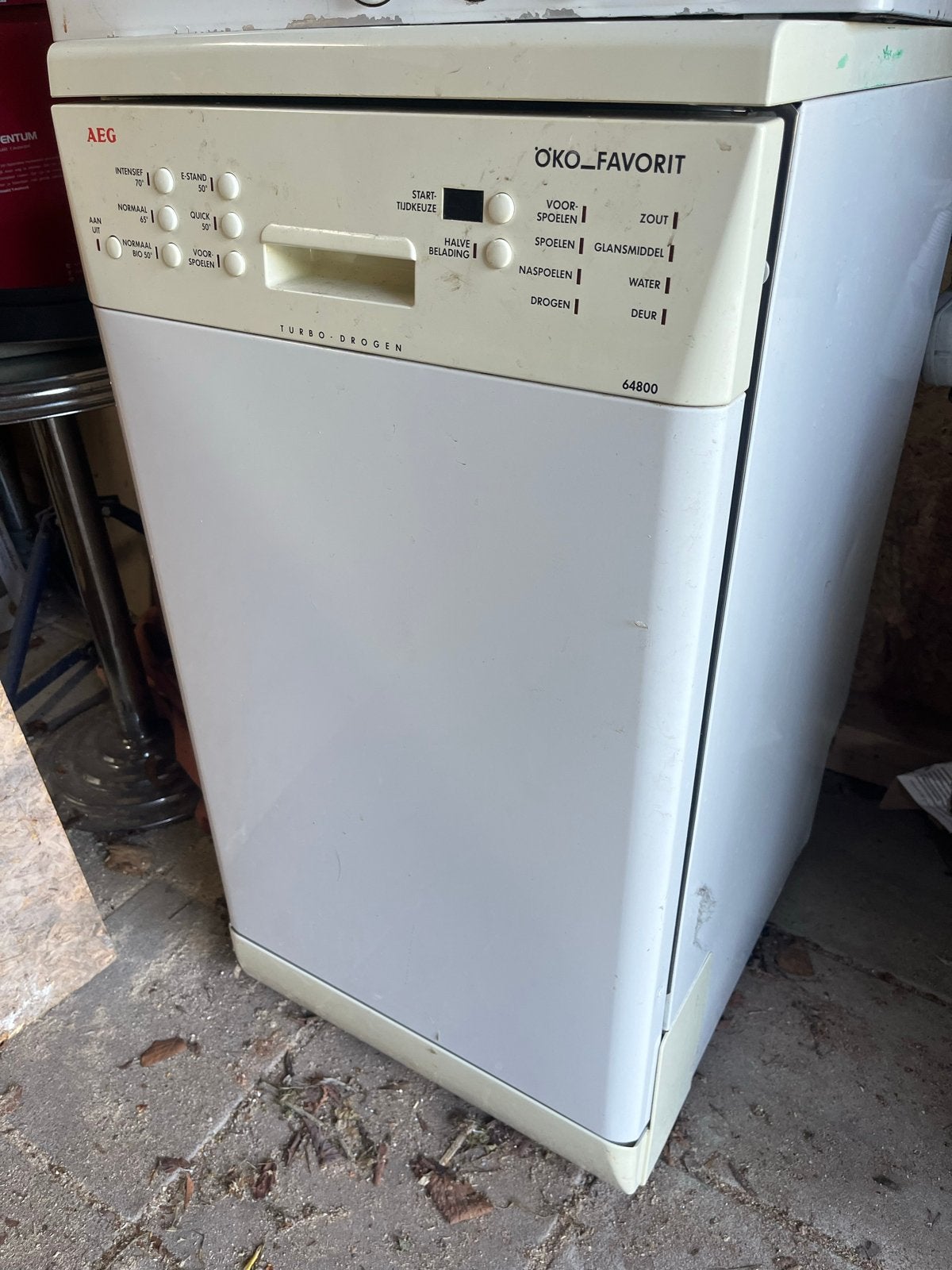 AEG ÖKO-FAVORIT 64800 Vaatwasser, Ophalen, Gebruikt, 60 cm of meer, Kort programma