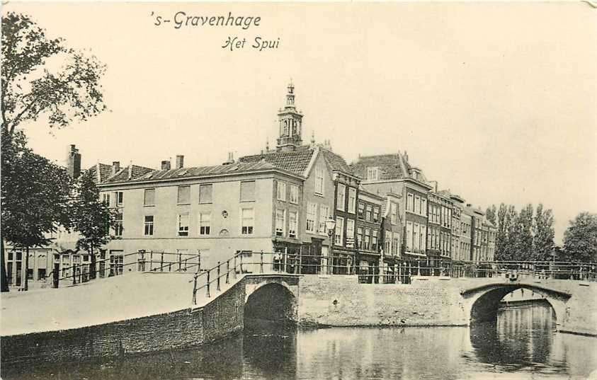 300-297-011 Den Haag Het Spui, Verzenden, Voor 1920, Zuid-Holland