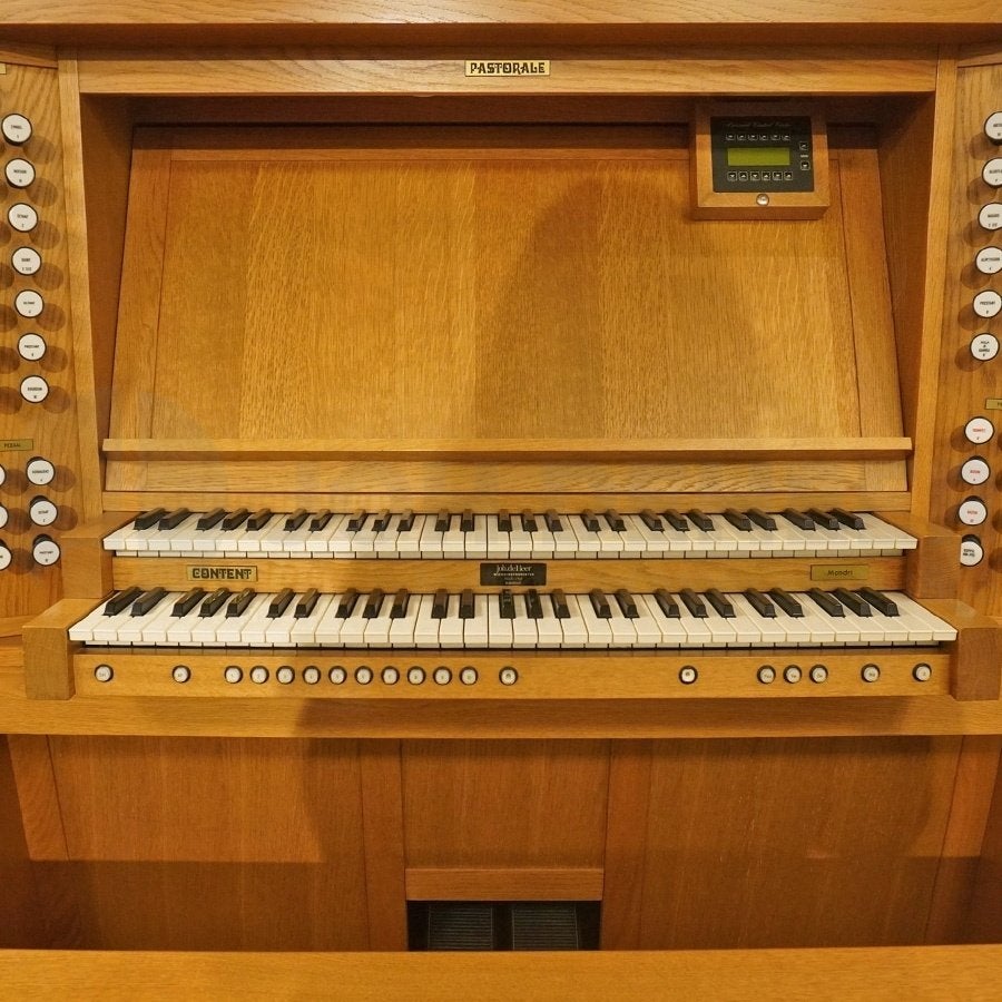 Content Mondri 5400 Occasion Orgel - Eiken, Muziek en Instrumenten, 2 klavieren, Gebruikt, 3364AE, Ophalen of Verzenden