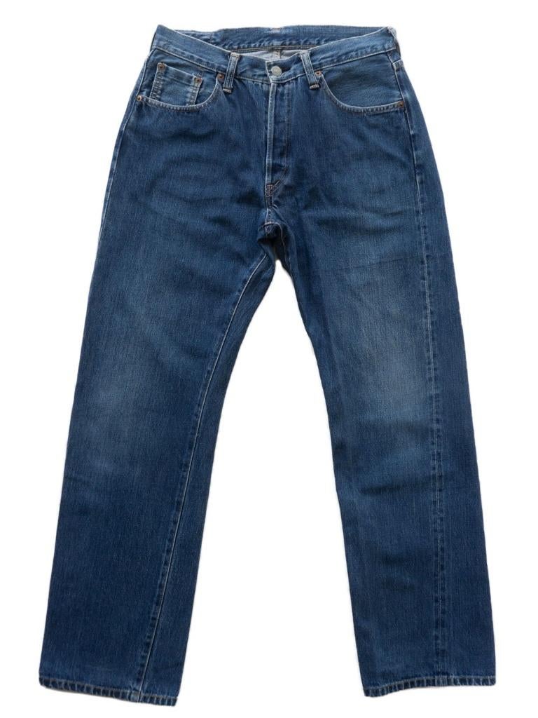 JOHNBULL 71062 W30xL30 00s Japanese Selvedge Jeans, W32 (confectie 46) of kleiner, Zo goed als nieuw, Verzenden, Blauw