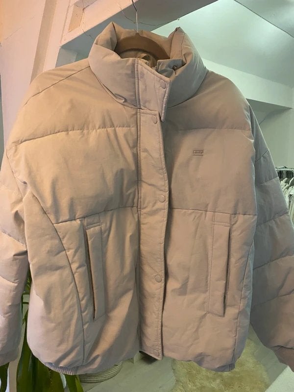 LEVI'S Babyblauwe Puffer Jacket - Maat M, Ophalen, Nieuw, Maat 38/40 (M), Blauw