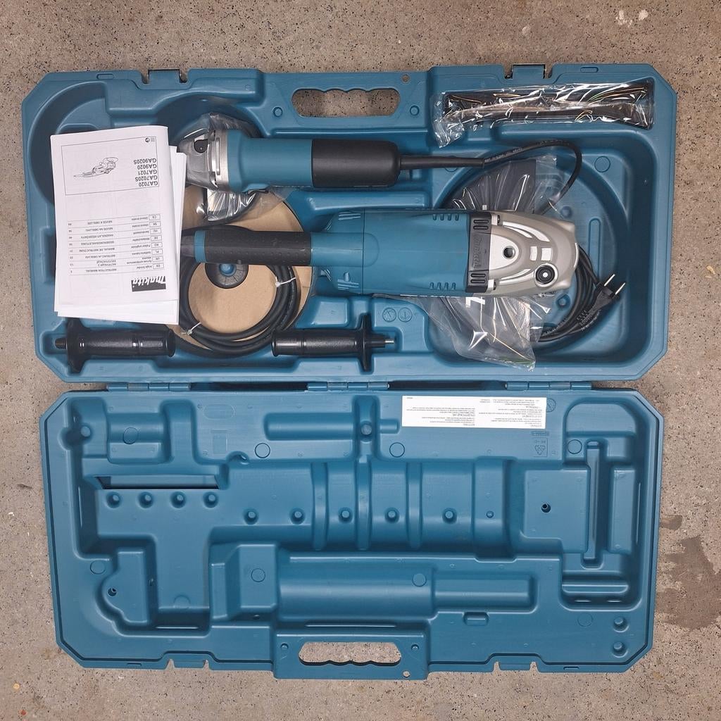 Makita Haakse Slijpmachine Set DK0053G (GA9020 + 9558HNRG), Ophalen