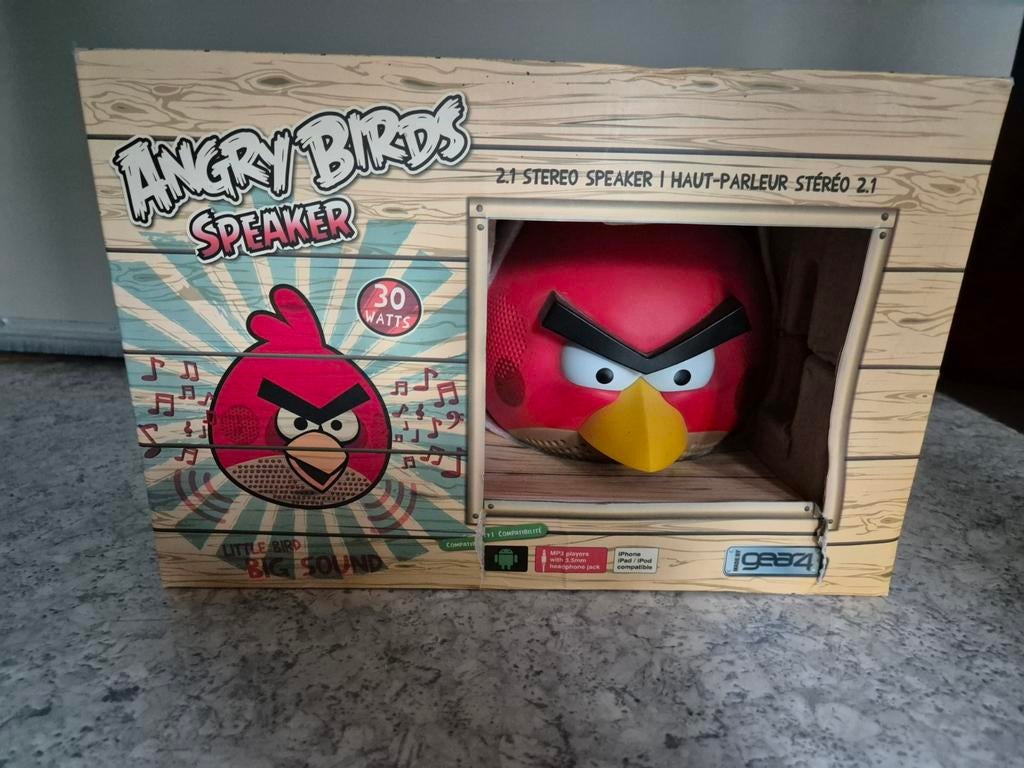 Nieuwe Retro Angry Birds Speaker - 30 Watt, Audio, Tv en Foto, Luidsprekers, Ophalen of Verzenden