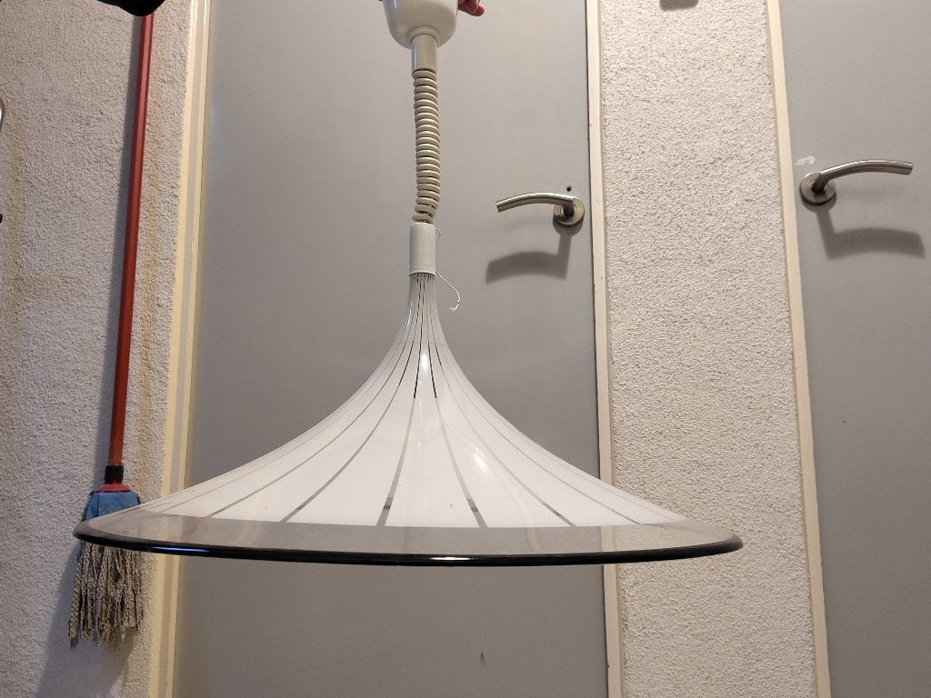 vintage hanglamp, Ophalen, Kunststof, Gebruikt, Modern retro