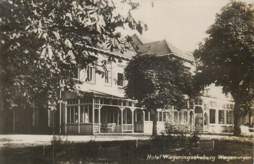 58 Wageningen Hotel Wageningsche Berg 1930 gelopen, Ophalen of Verzenden, 1920 tot 1940, Gelopen, Gelderland