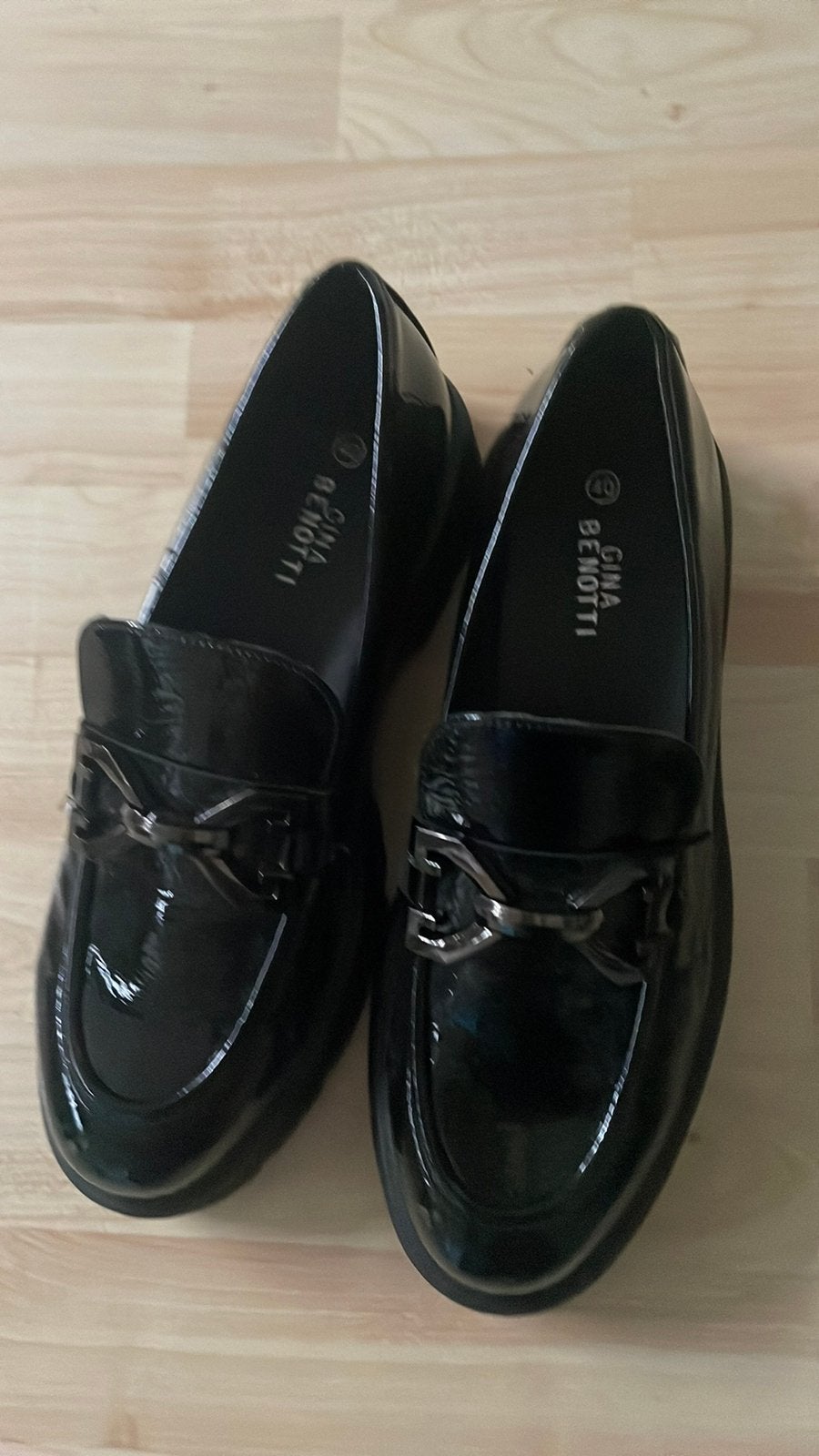 Nieuw zwart lak LOAFERS MAAT40, Ophalen of Verzenden, Nieuw, Zwart, Instappers