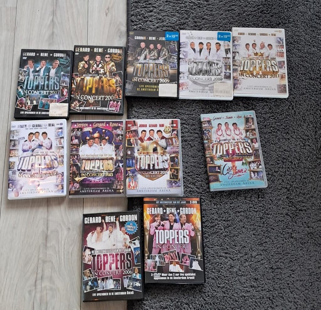 Kompleet Toppers  dvds  jaar 2006  tot 2015, Alle leeftijden, Ophalen of Verzenden, Zo goed als nieuw