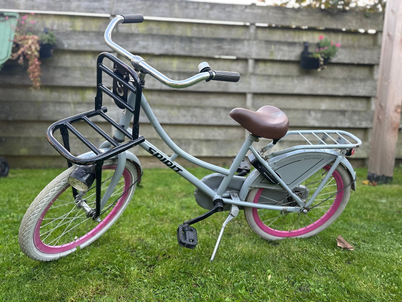 20 inch kinder transportfiets - Spirit, Ophalen, Gebruikt, Terugtraprem, 20 inch of meer
